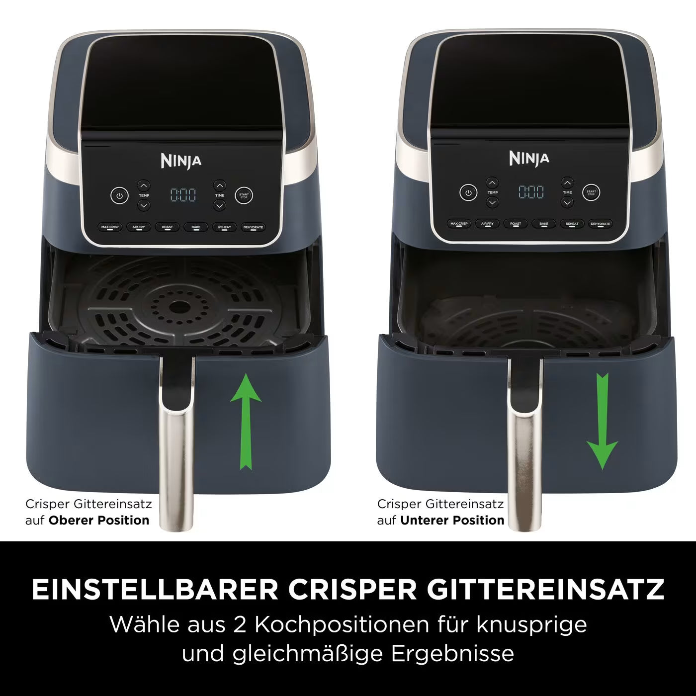 Ninja Heißluftfritteuse Max Pro 6,2 L