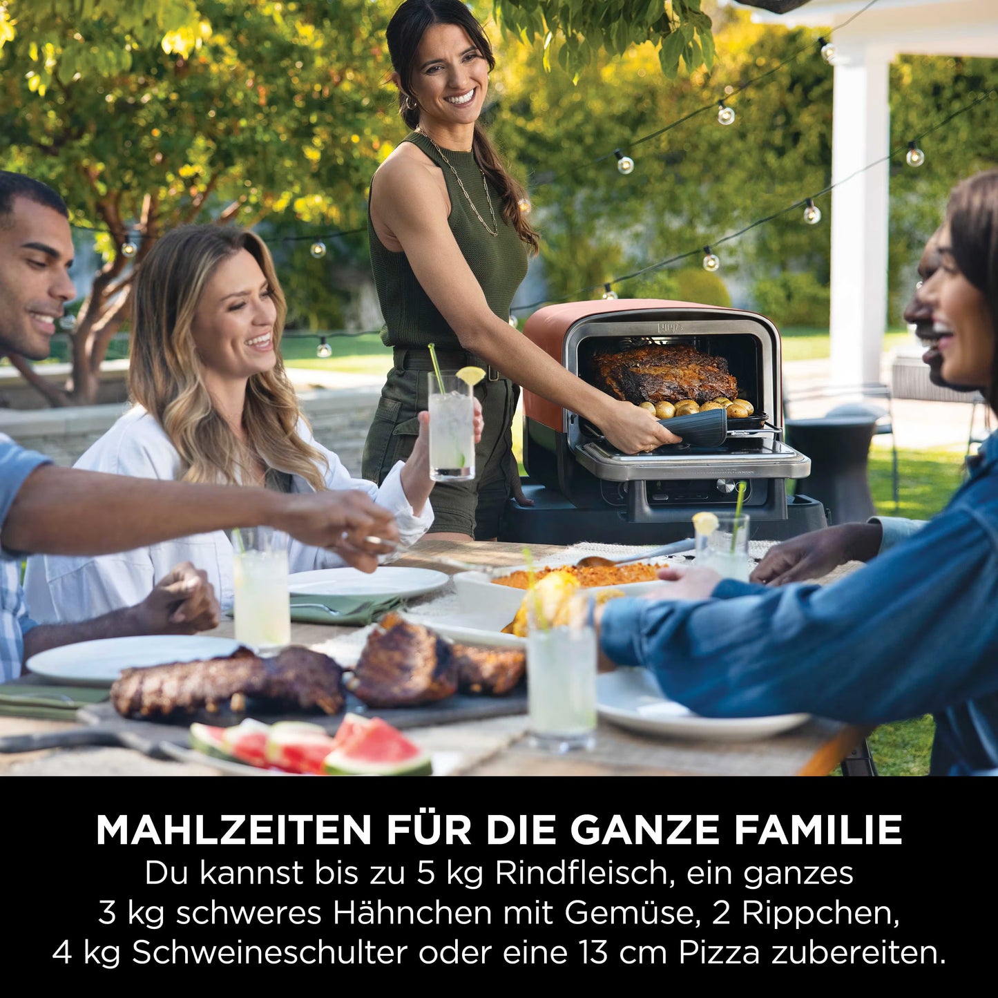 Ninja Woodfire Elektrischer Outdoor Ofen, Pizzaofen und Smoker