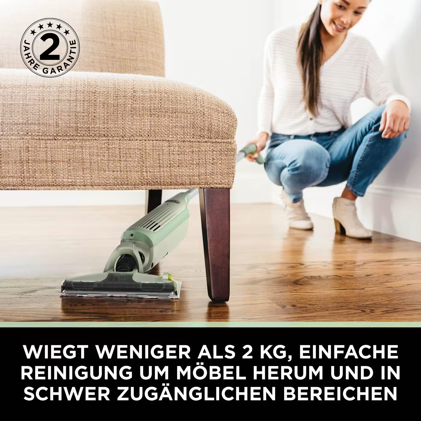 Shark VacMop 2-in-1 kabelloser Staubsauger und Sprühmopp