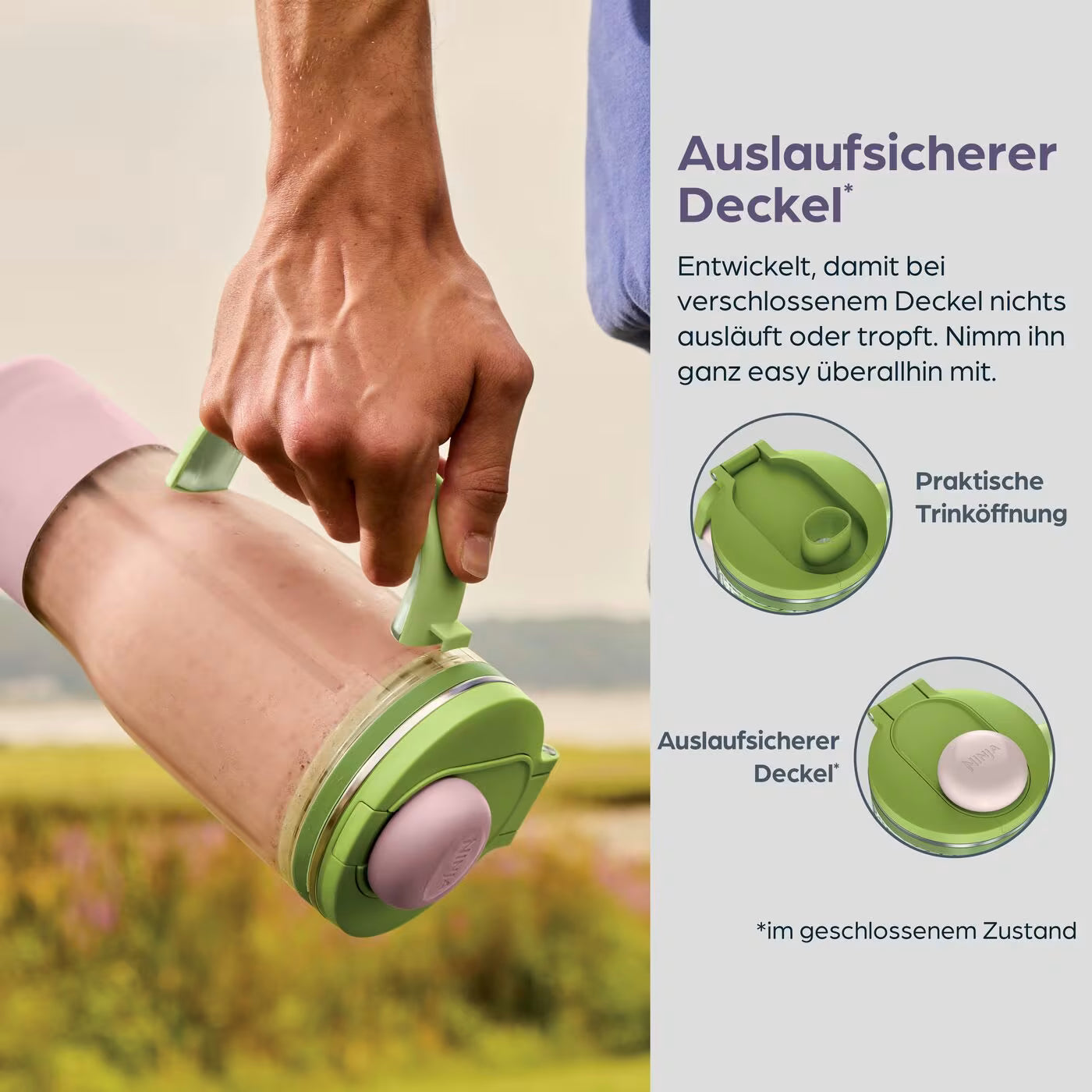 Ninja BlendBoss Standmixer mit To-Go-Becher