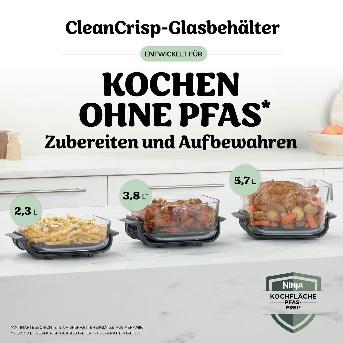 Ninja CRISPi PRO 7-in-1 Glas-Air-Fryer