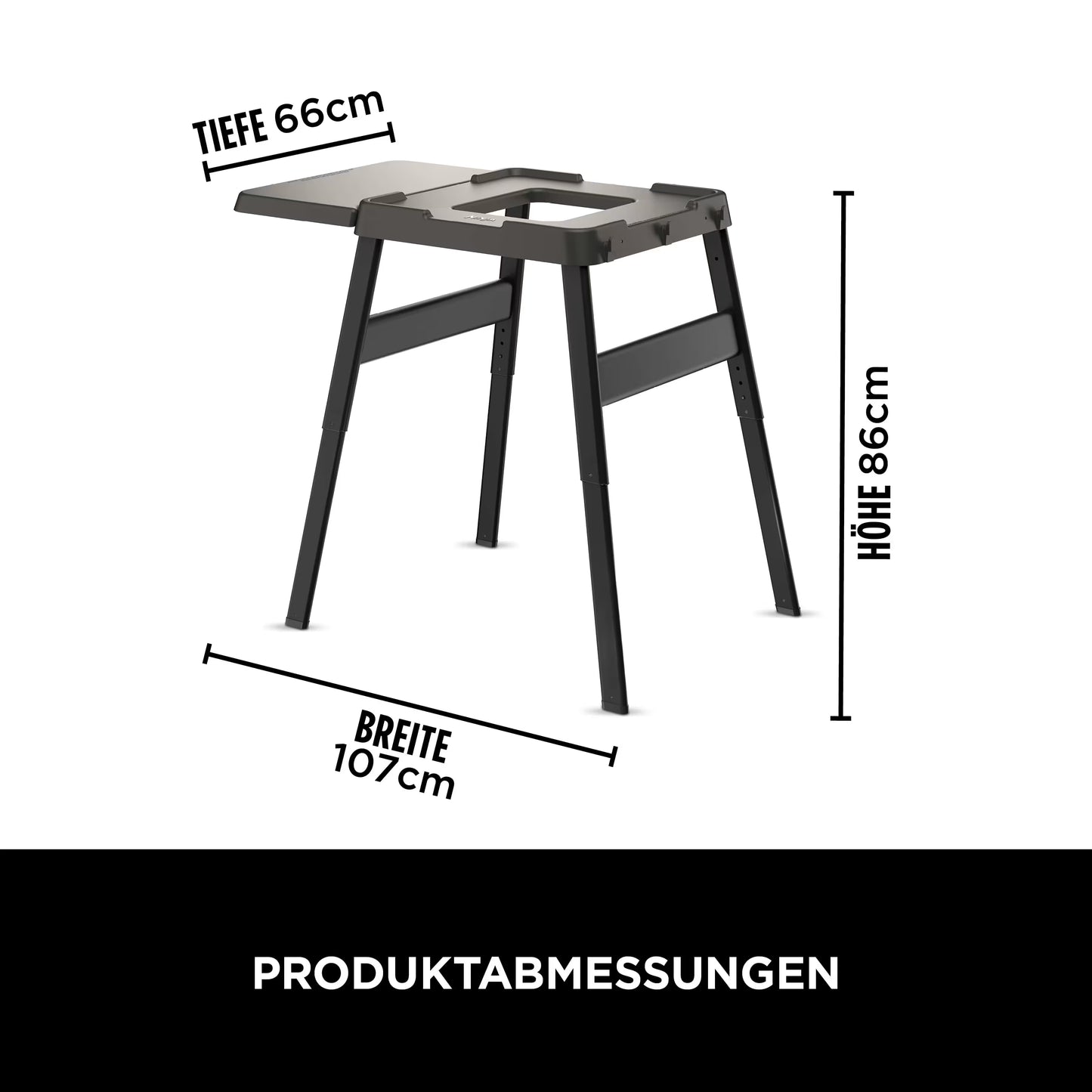 Ninja Woodfire höhenverstellbarer Ständer