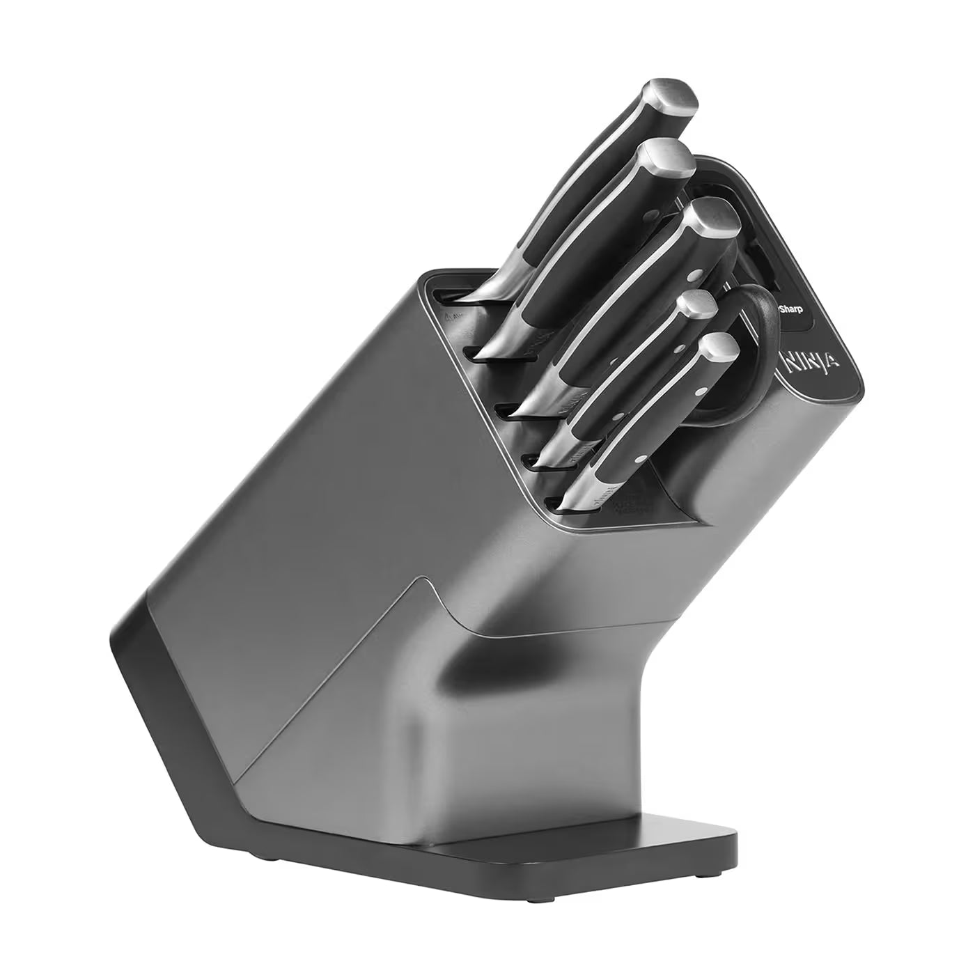 Ninja Foodi StaySharp-Messerblock mit integriertem Schärfer – 6-teiliges Set