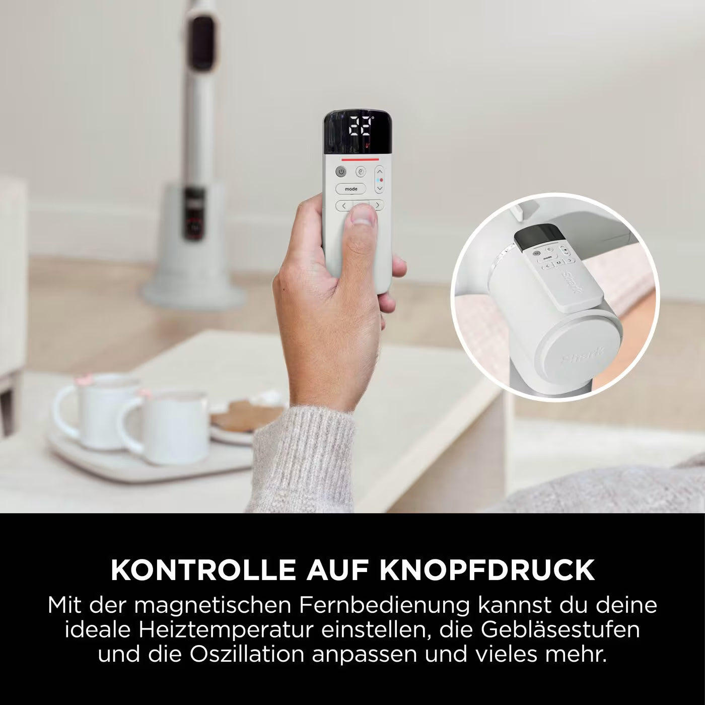 Shark TurboBlade Ventilator - Kühlen + Heizen