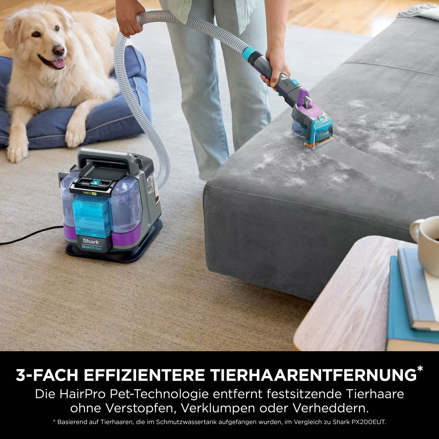 Shark StainStriker HairPro Pet Flecken- und Polsterreiniger PX250EUT