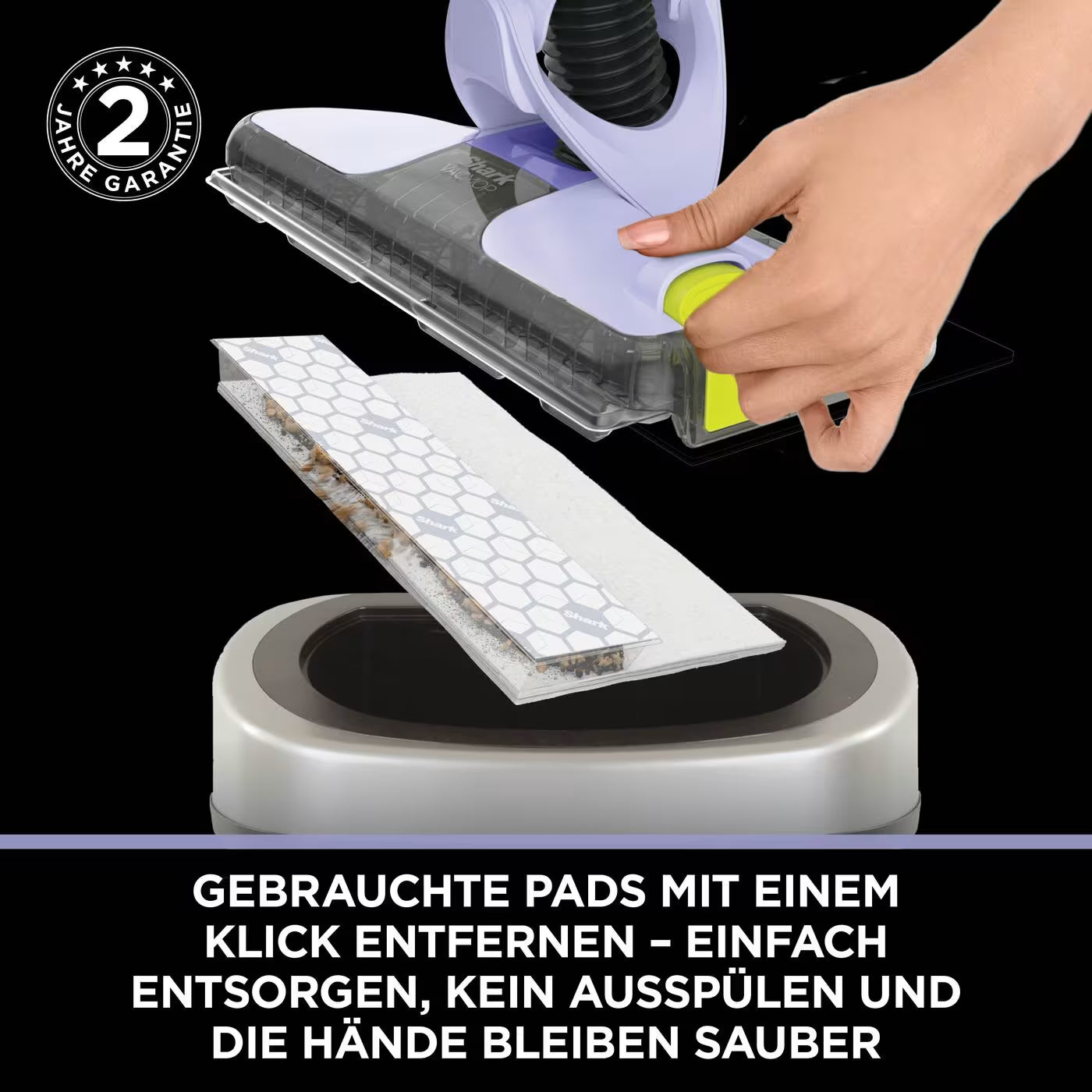Shark VacMop 2-in-1 kabelloser Staubsauger und Sprühmopp PL