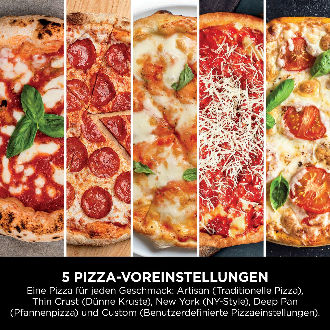 Ninja Artisan Outdoor-Elektro-Pizzaofen und Heißluftfritteuse