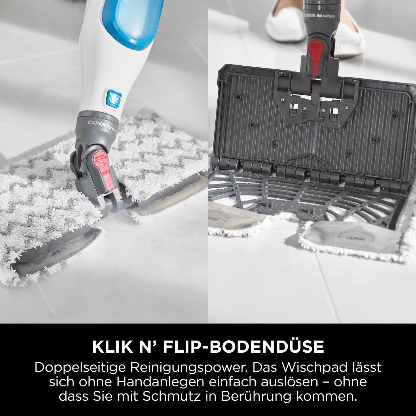 Shark Klik n' Flip Manueller Dampfreiniger