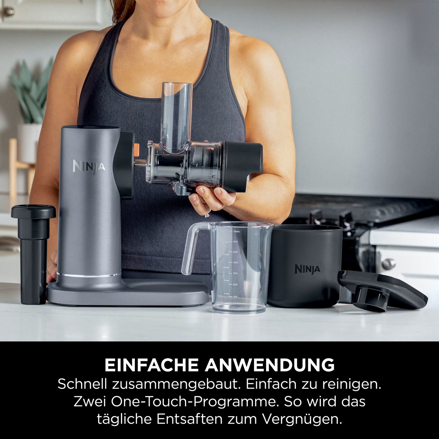 Ninja Kaltentsafter mit Anti-Verstopfungs-Filter