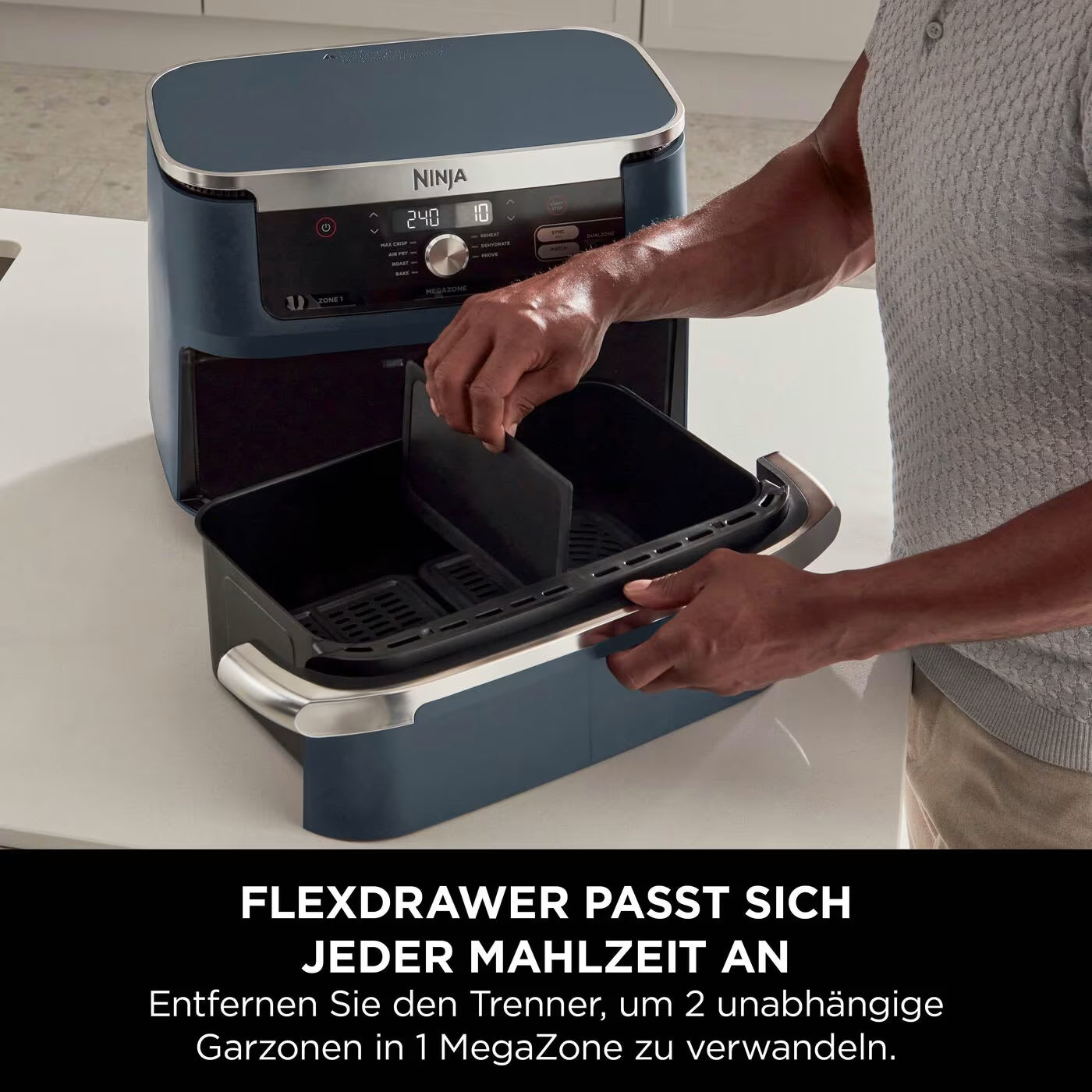 Ninja Foodi FlexDrawer 10,4 L Heißluftfritteuse