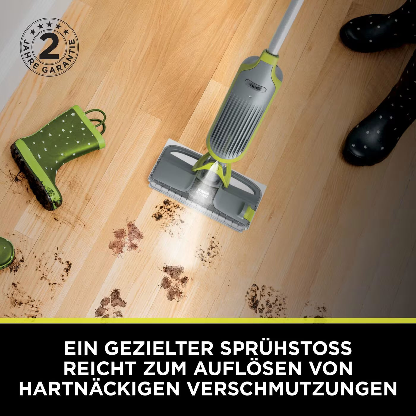 Shark VacMop 2-in-1 kabelloser Staubsauger und Sprühmopp