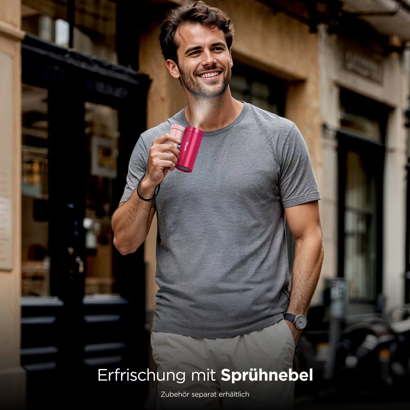 Shark ChillPill 3-in-1 Ventilator mit Sprühnebel – Rosa