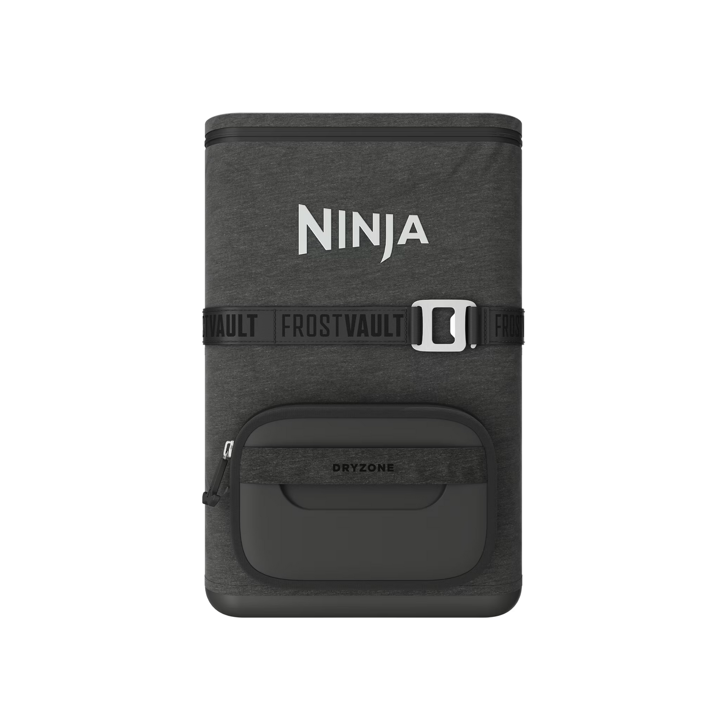 Ninja Outdoor FrostVault Go flexibler 17-Liter-Kühlrucksack für 24 Dosen mit kalter Trockenzone, Anthrazitgrau