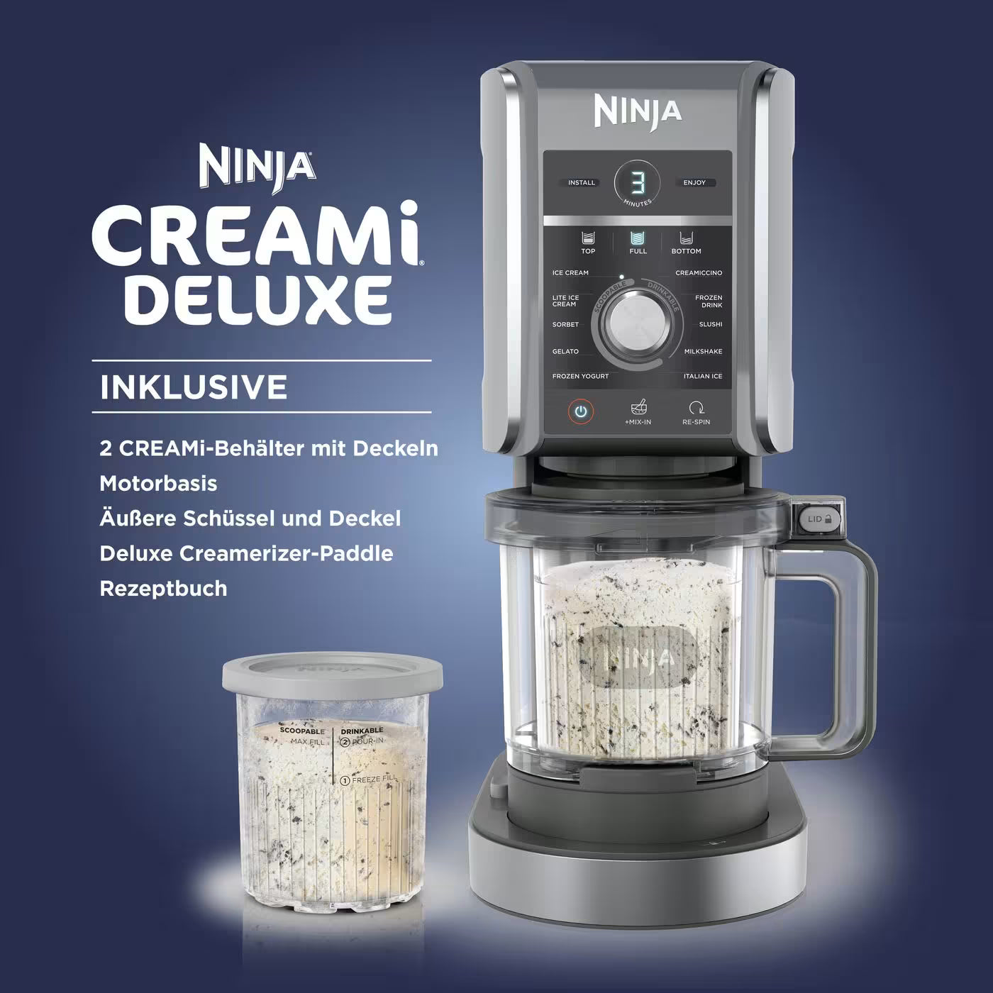 Ninja Creami Deluxe 10-in-1 Eismaschine