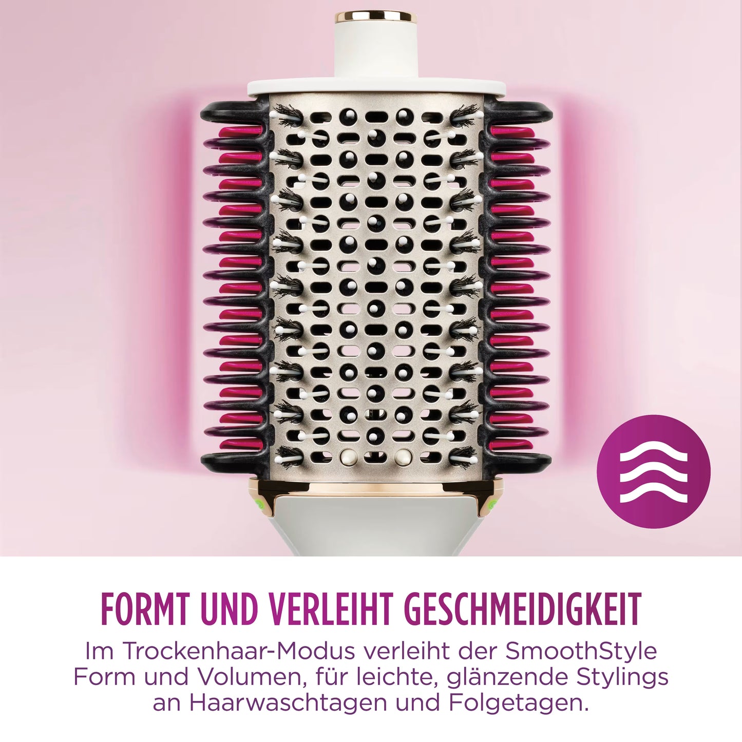 Shark SmoothStyle Warmluftbürste mit Glättungskamm