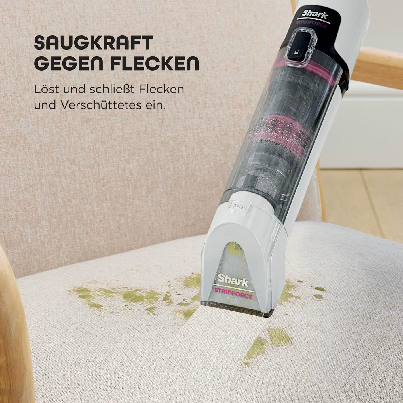 Shark StainForce kabelloser Flecken und Polsterreiniger