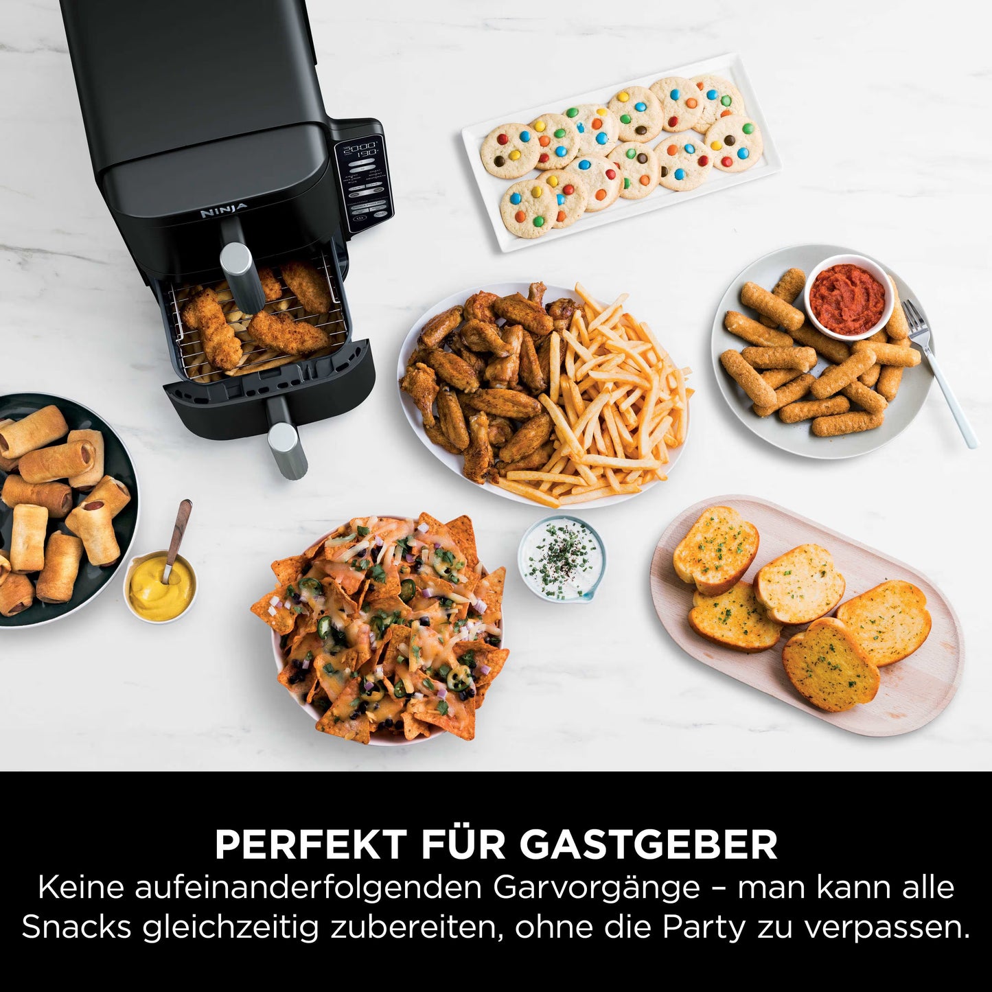 Ninja Double Stack 2-Ebenen Heißluftfritteuse 7,6 L