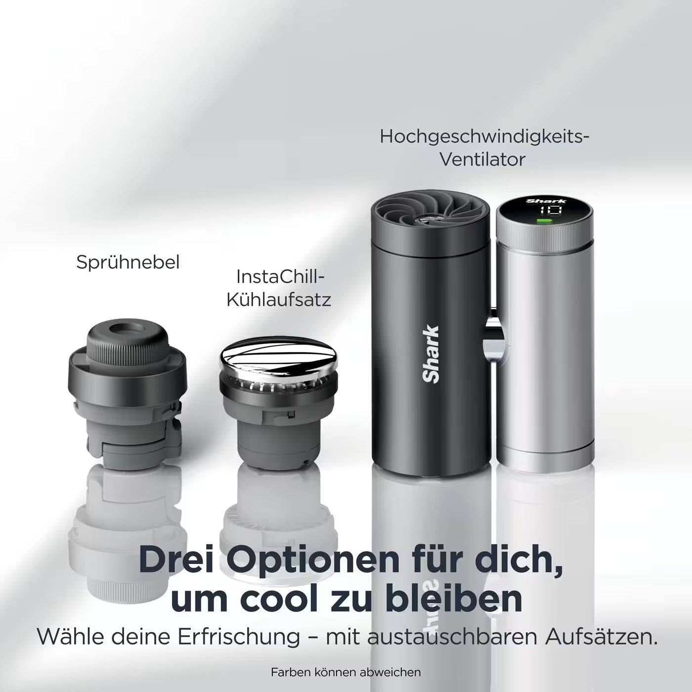 Shark ChillPill 3-in-1 Ventilator mit Sprühnebel – Rosa