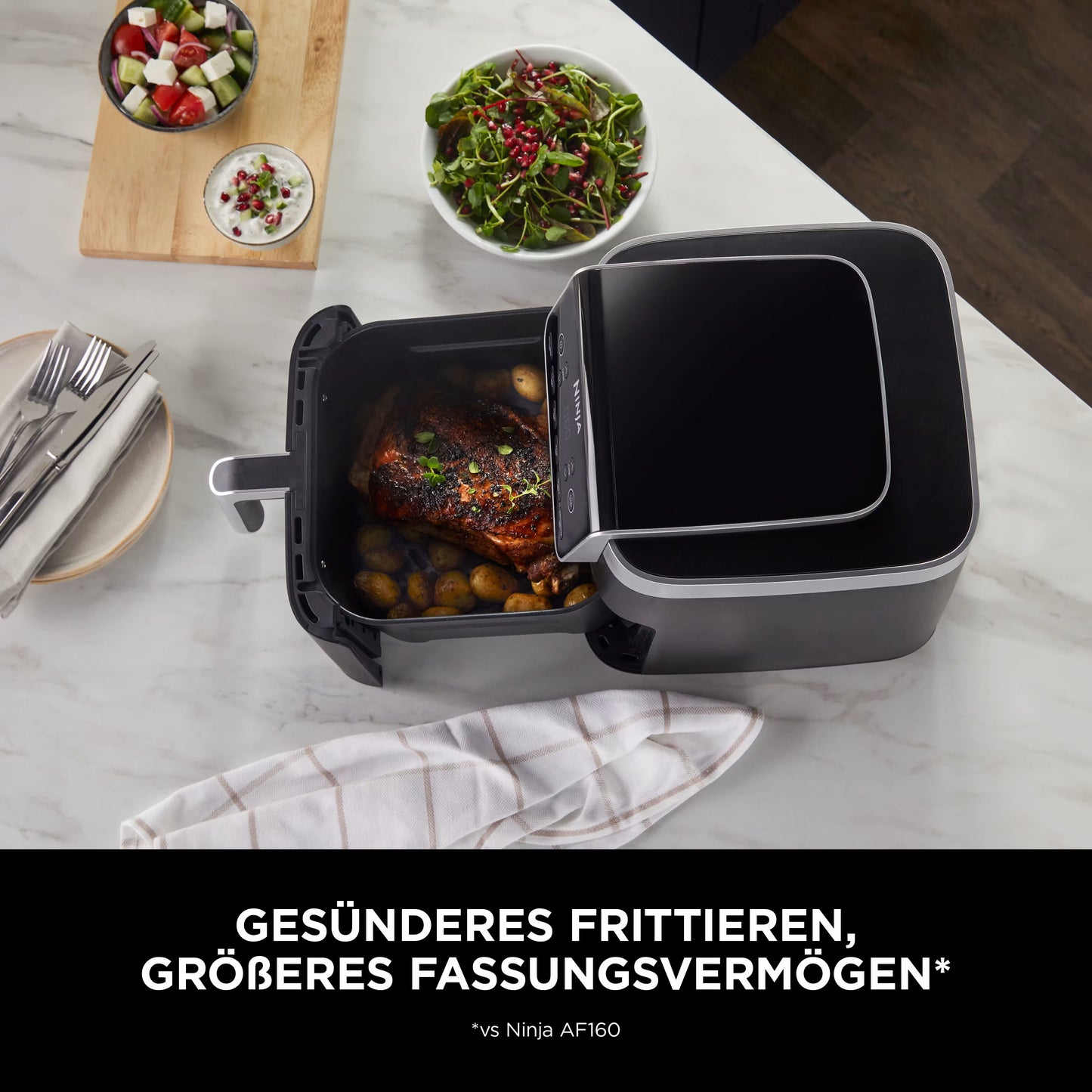 Ninja Heißluftfritteuse Max Pro 6,2 L