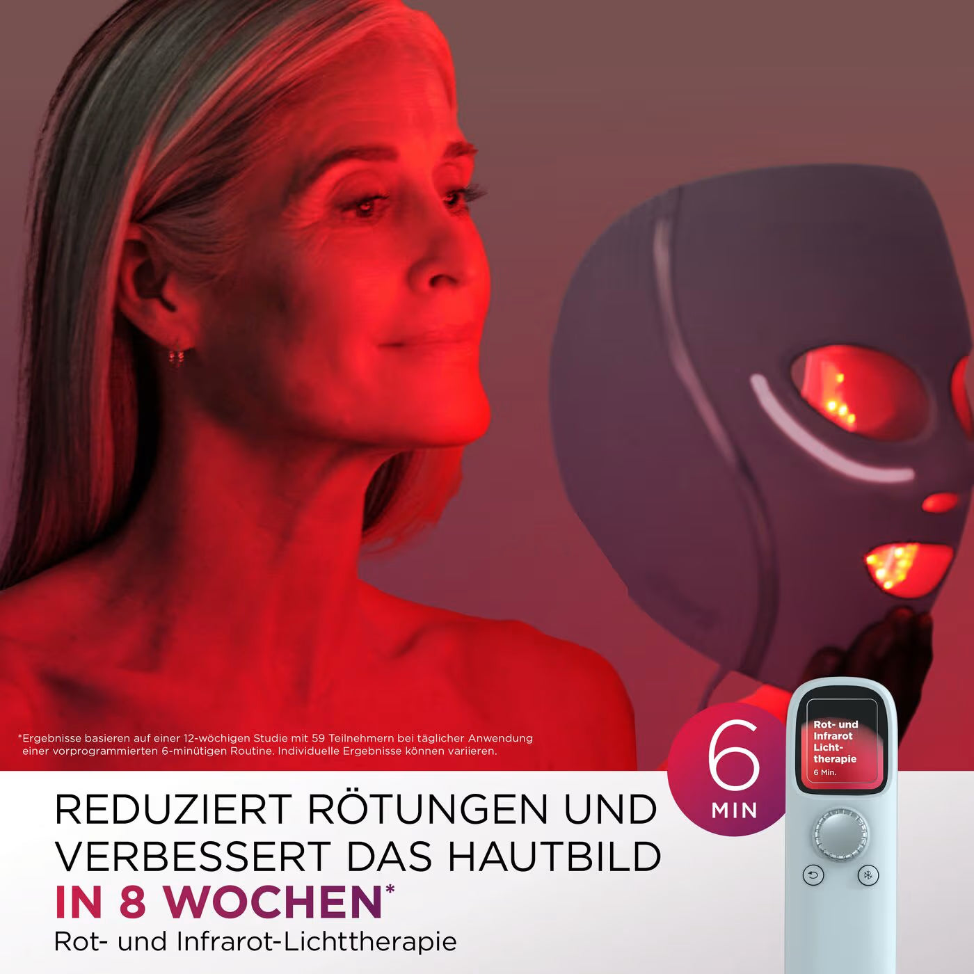 Shark CryoGlow LED-Maske + Kühlung der Augenpartie