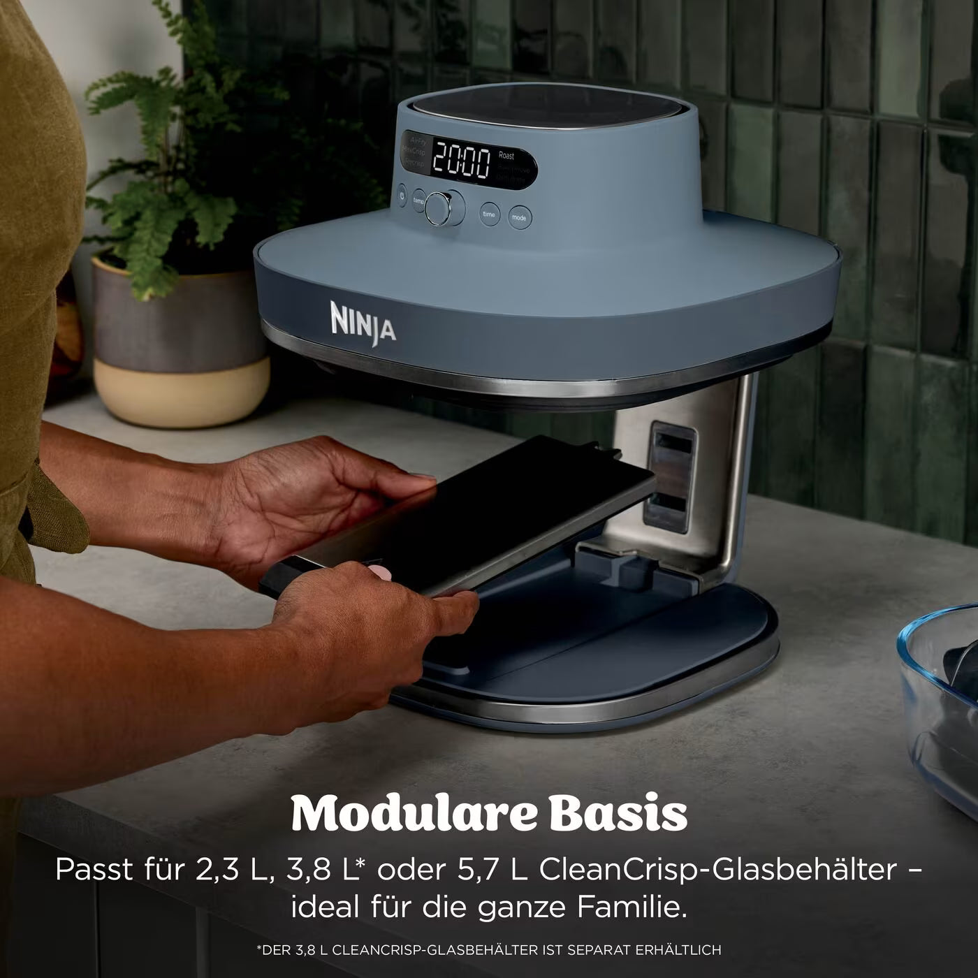 Ninja CRISPi PRO 7-in-1 Glas-Air-Fryer - Family Set