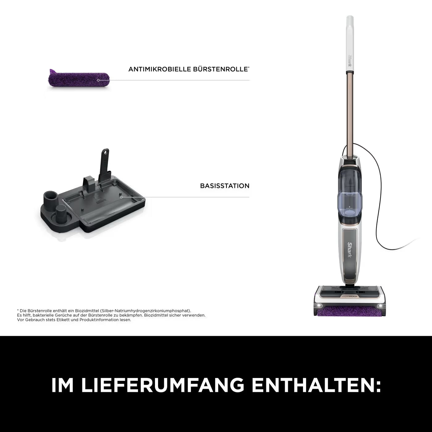 Shark SteamPickUp Hartbodenreiniger