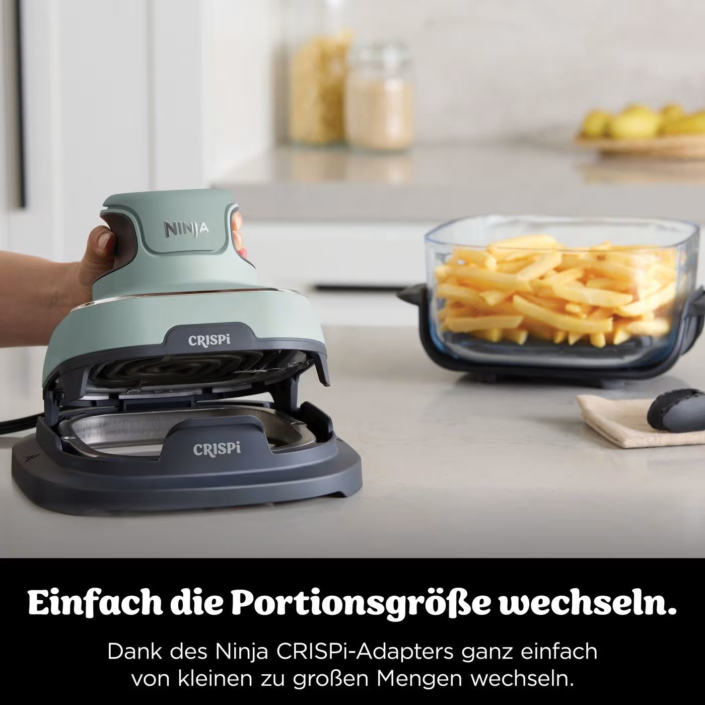 Ninja CRISPi Glas-Heißluftfritteuse - Flex Set