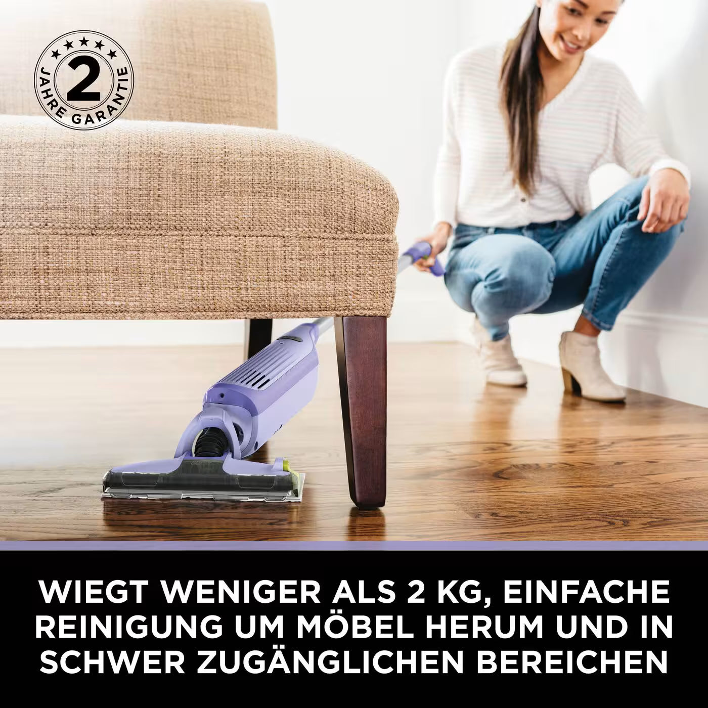 Shark VacMop 2-in-1 kabelloser Staubsauger und Sprühmopp PL
