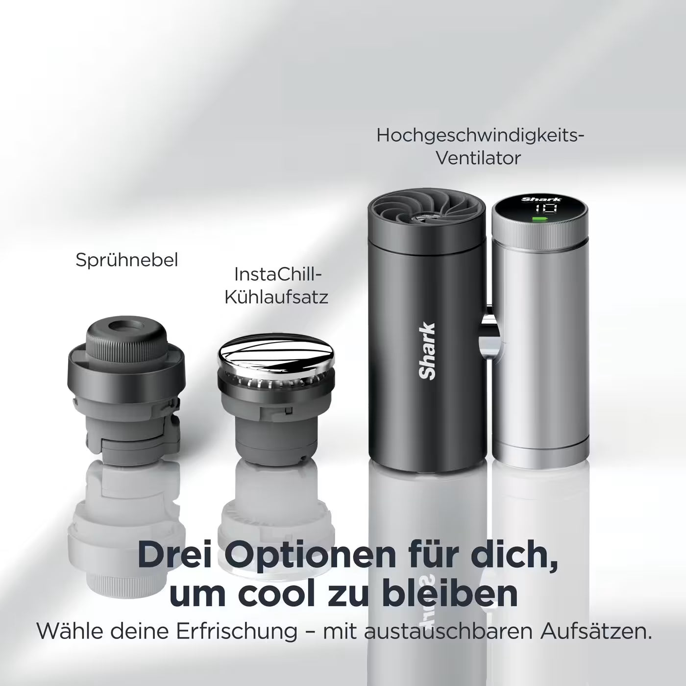 Shark ChillPill 3-in-1 Ventilator mit Sprühnebel – Grün
