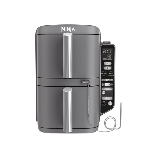 Ninja Double Stack XL 2-Ebenen Heißluftfritteuse 9,5 L mit Smart Cook System