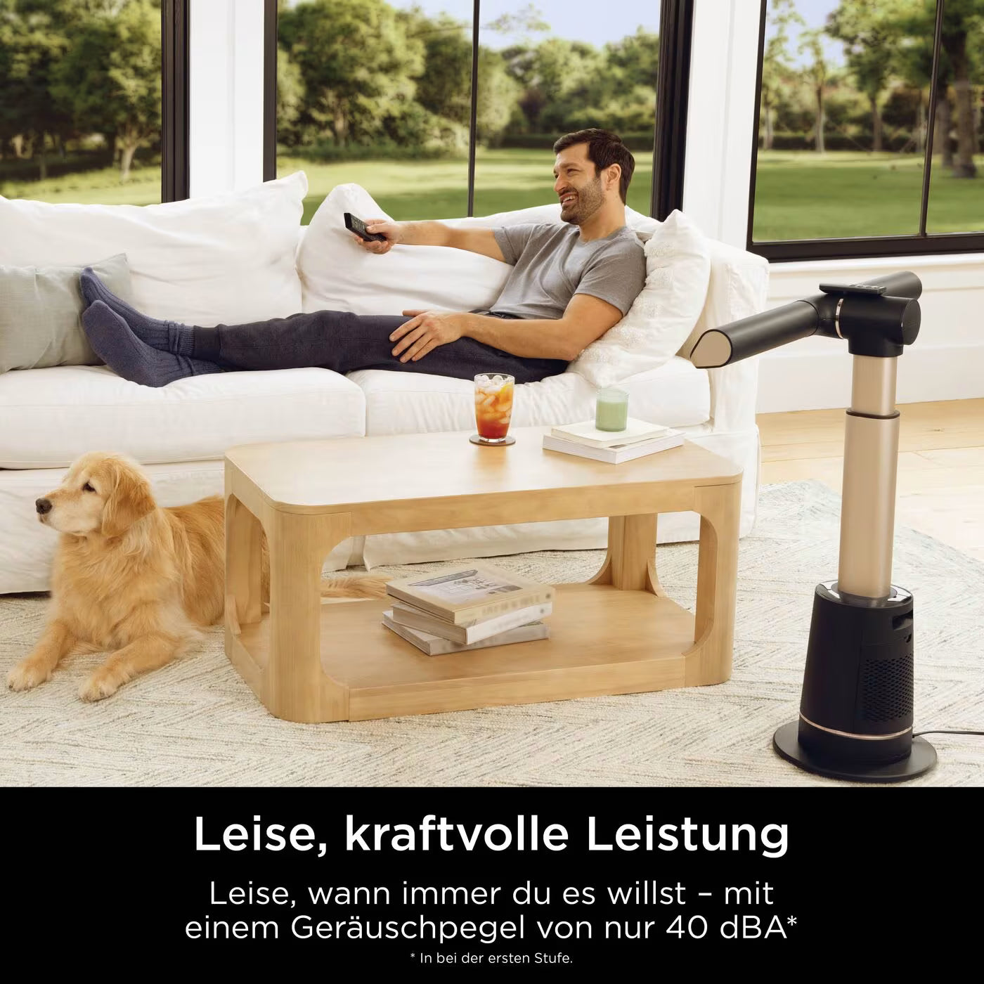 Shark TurboBlade Ventilator mit multidirektionalem Luftstrom