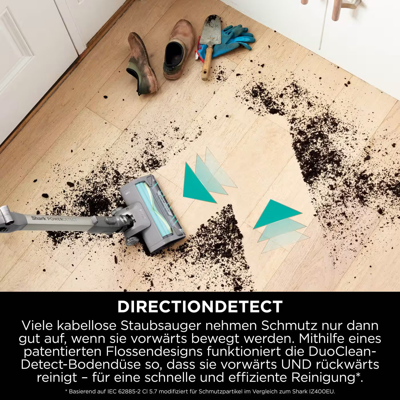 Shark PowerDetect Clean & Empty Akku-Staubsauger für Tierhaare mit Selbstentleerungssystem