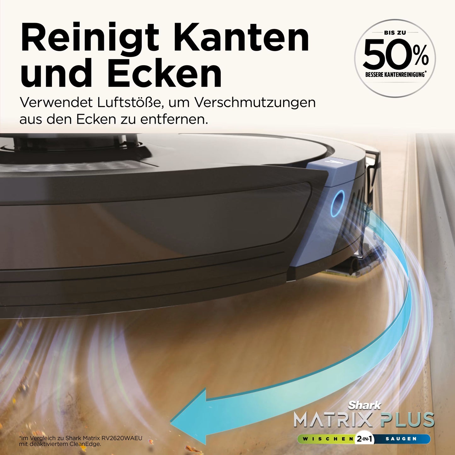 Shark Matrix Plus 2-in-1 Wischen & Saugen mit automatischem Entleerungssystem