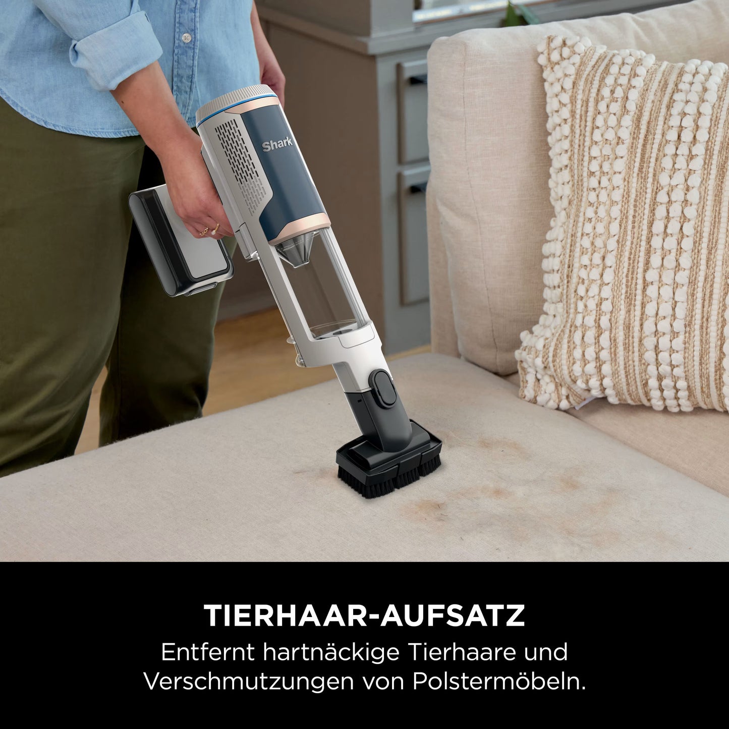 Shark Clean & Self-Empty Akku-Staubsauger mit automatischem Entleerungssystem