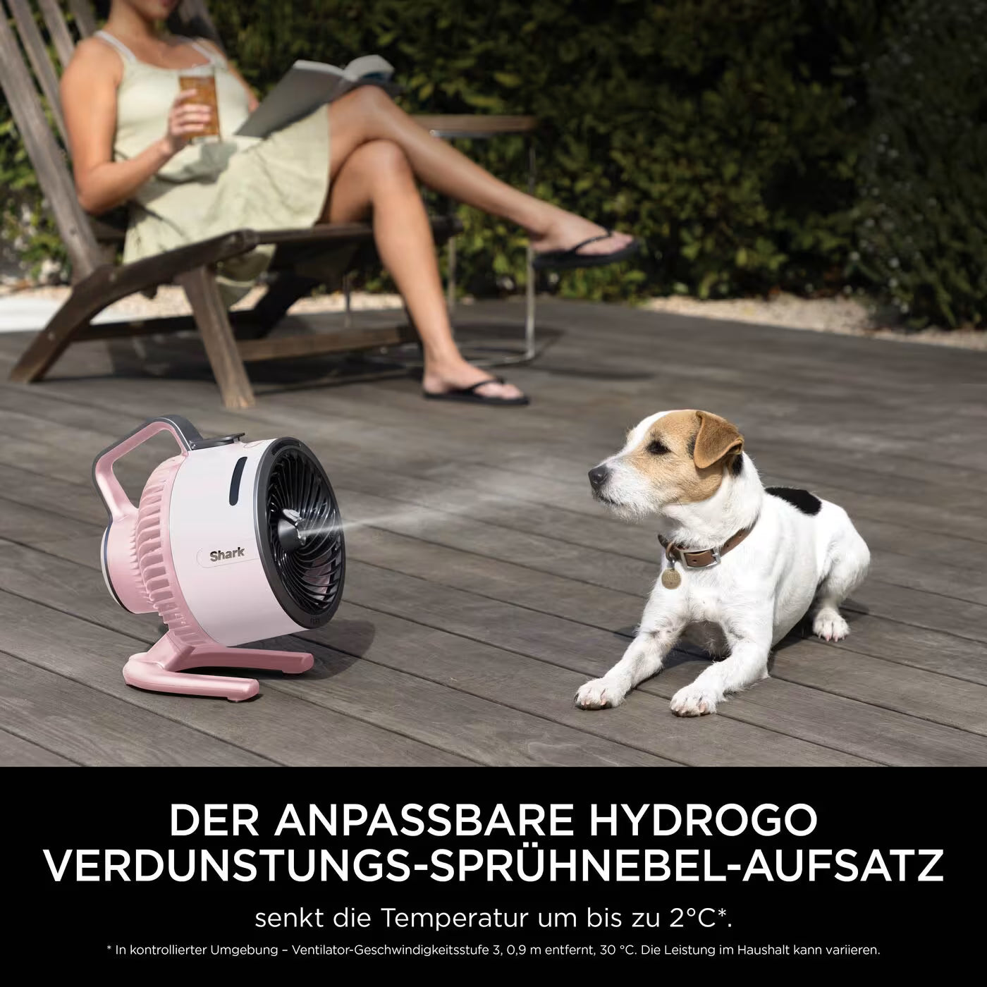 Shark Flex Breeze HydroGo Ventilator mit Sprühnebel