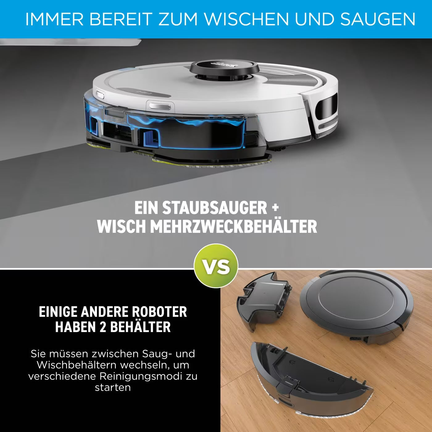 Shark Matrix Plus 2-in-1 Wischen & Saugen mit automatischem Entleerungssystem