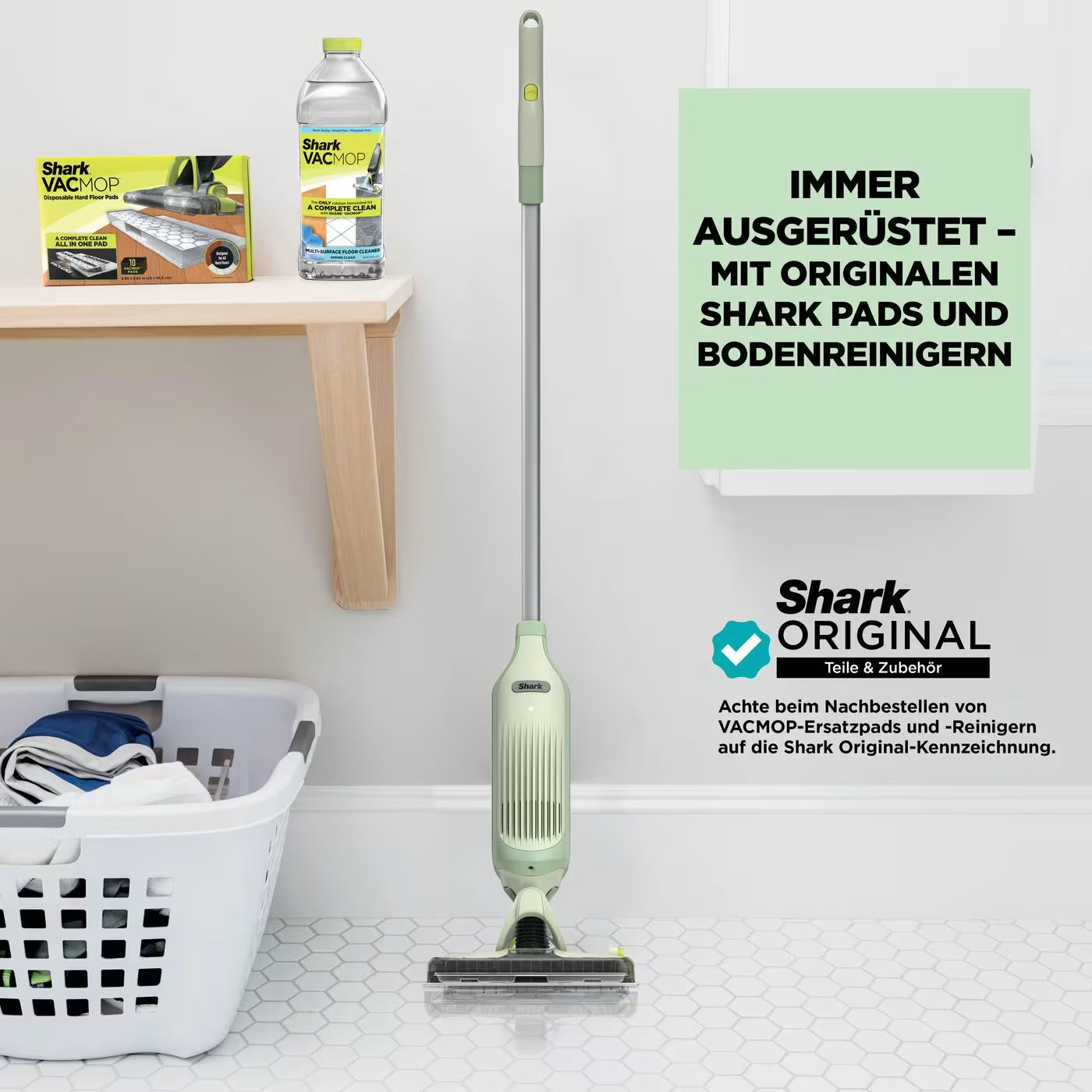 Shark VacMop 2-in-1 kabelloser Staubsauger und Sprühmopp