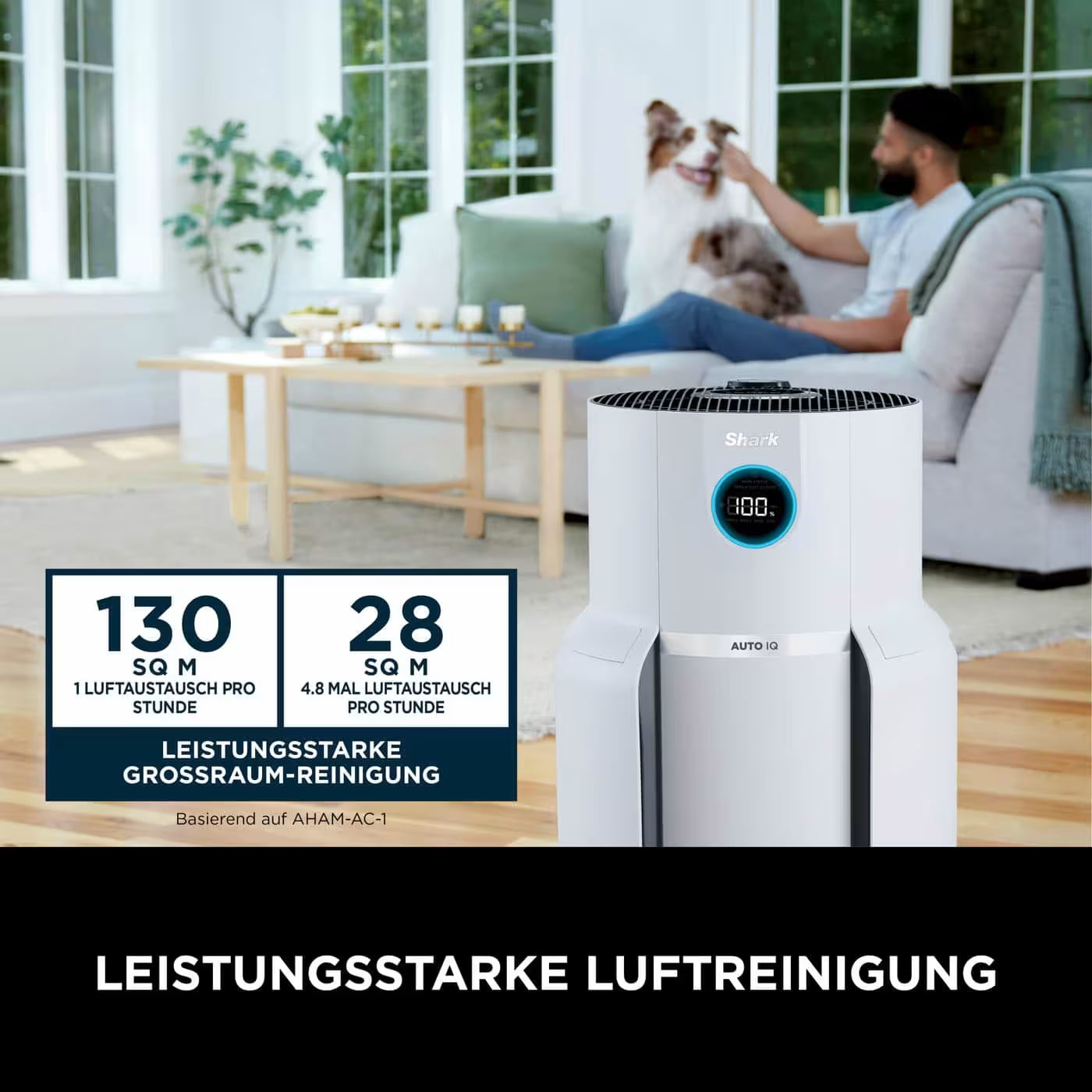 Shark NeverChange Luftreiniger Max für bis zu 5 Jahre