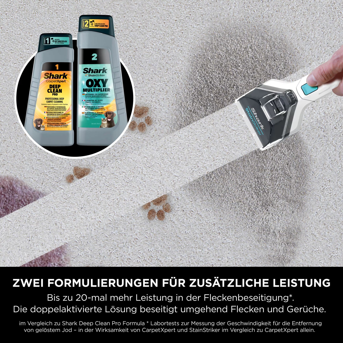 Shark StainStriker Reinigungsmittel Set