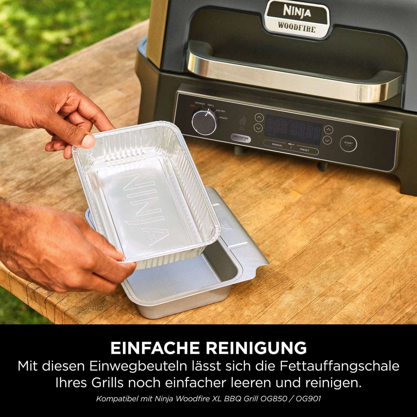 Ninja Woodfire XL Fettauufangschale (10er-Set)