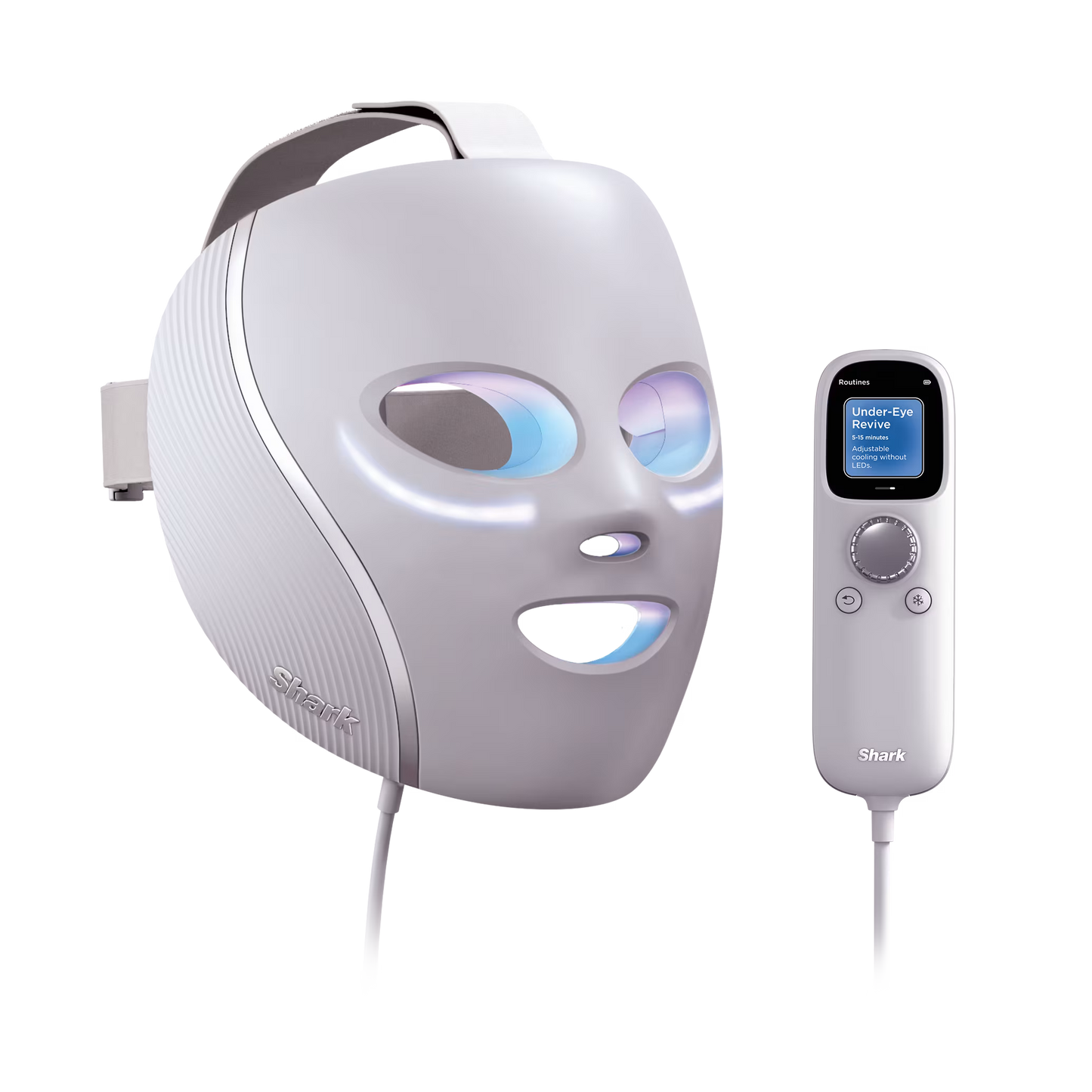 Shark CryoGlow LED-Maske + Kühlung der Augenpartie