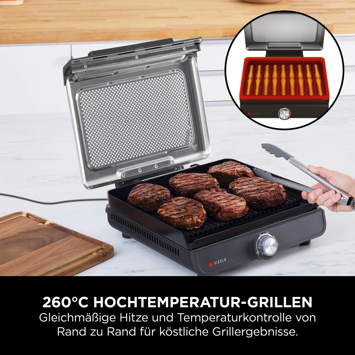 Ninja Sizzle Grillplatte und Plancha