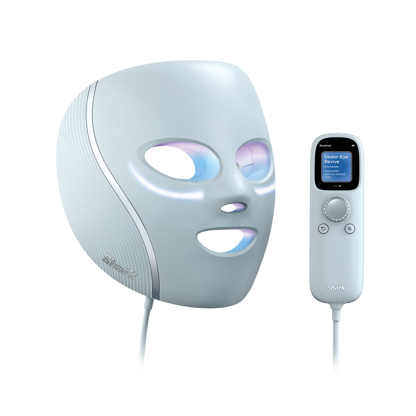 Shark CryoGlow LED-Maske + Kühlung der Augenpartie