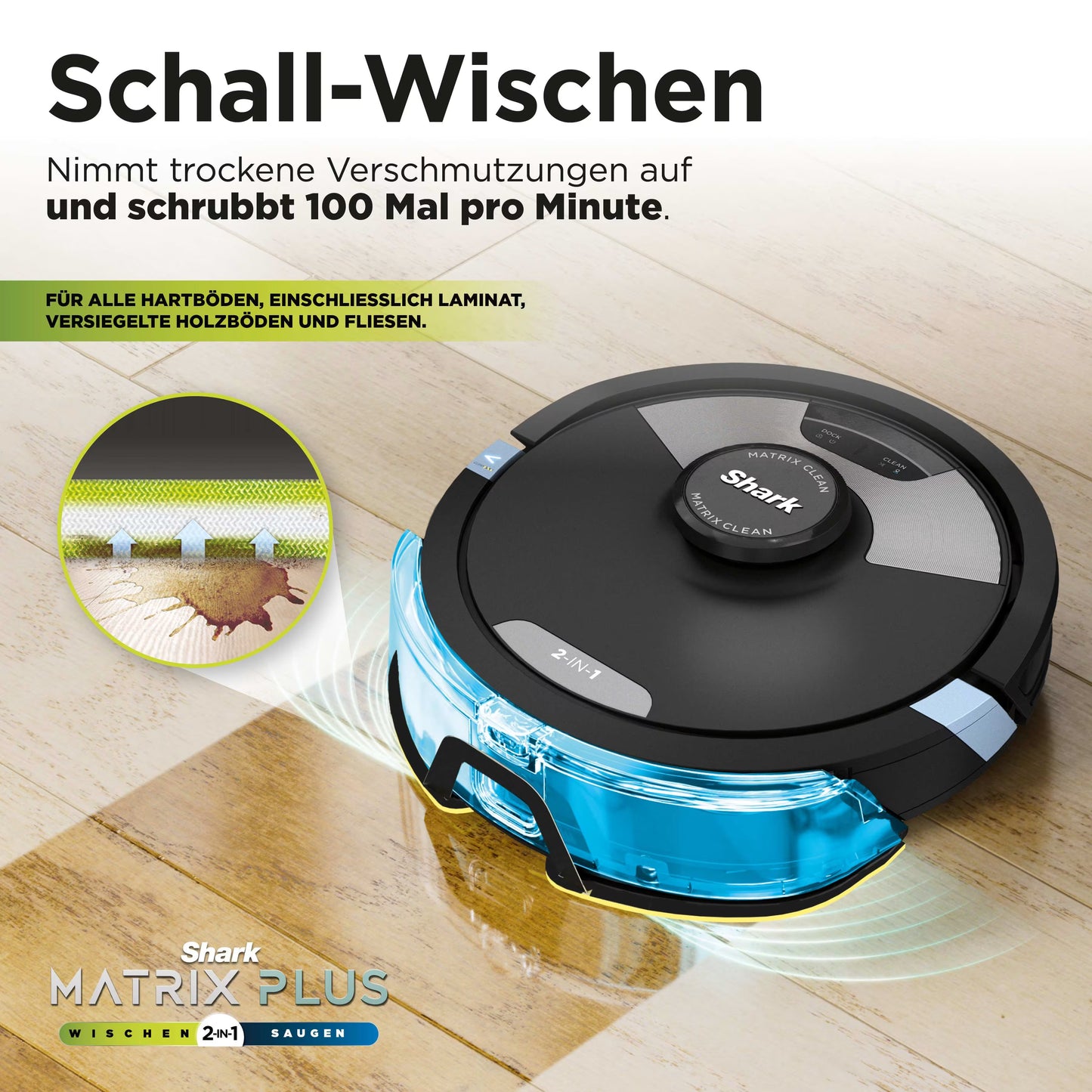Shark Matrix Plus 2-in-1 Saug- und Wischroboter