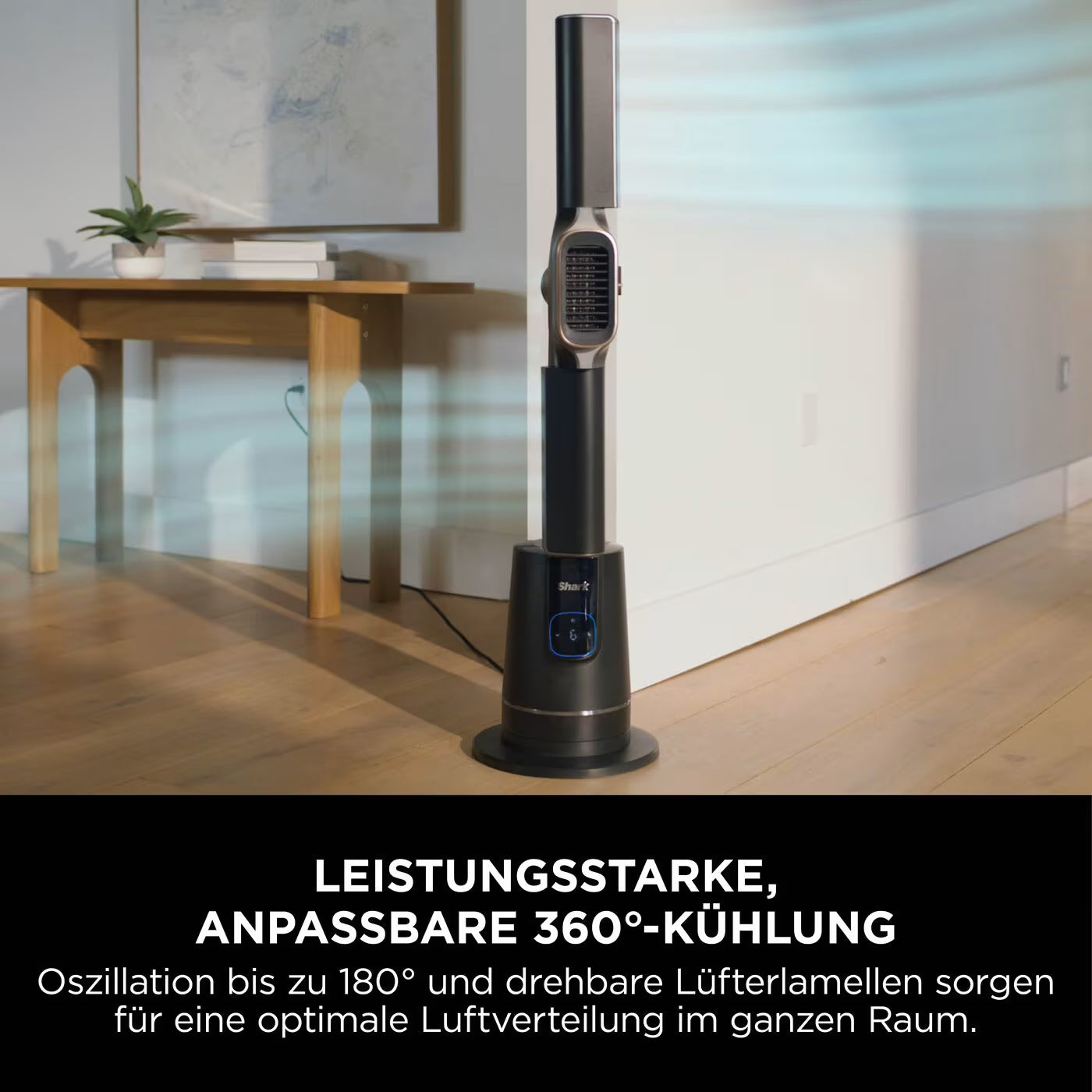 Shark TurboBlade Ventilator - Kühlen + Heizen