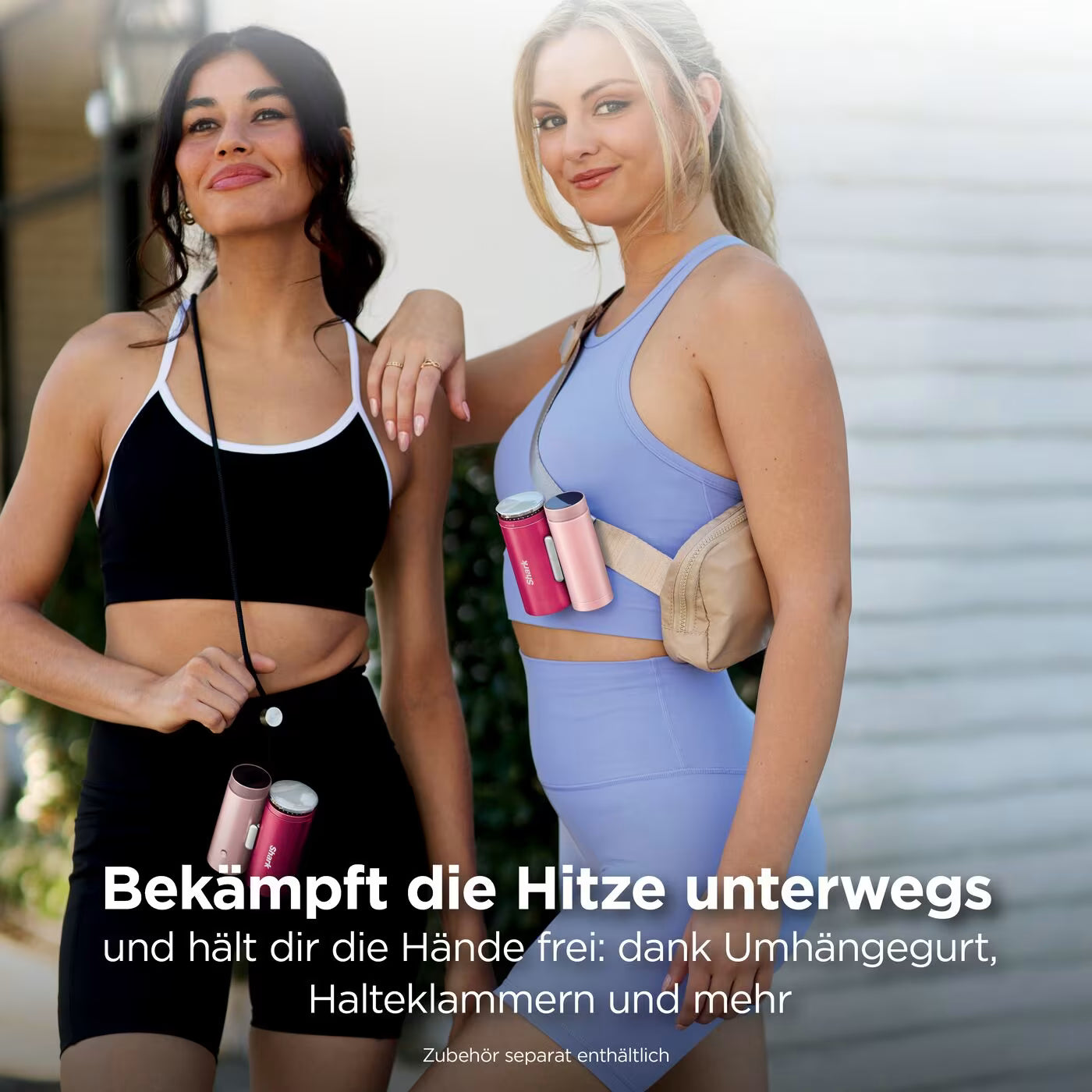 Shark ChillPill 3-in-1 Ventilator mit Sprühnebel – Rosa