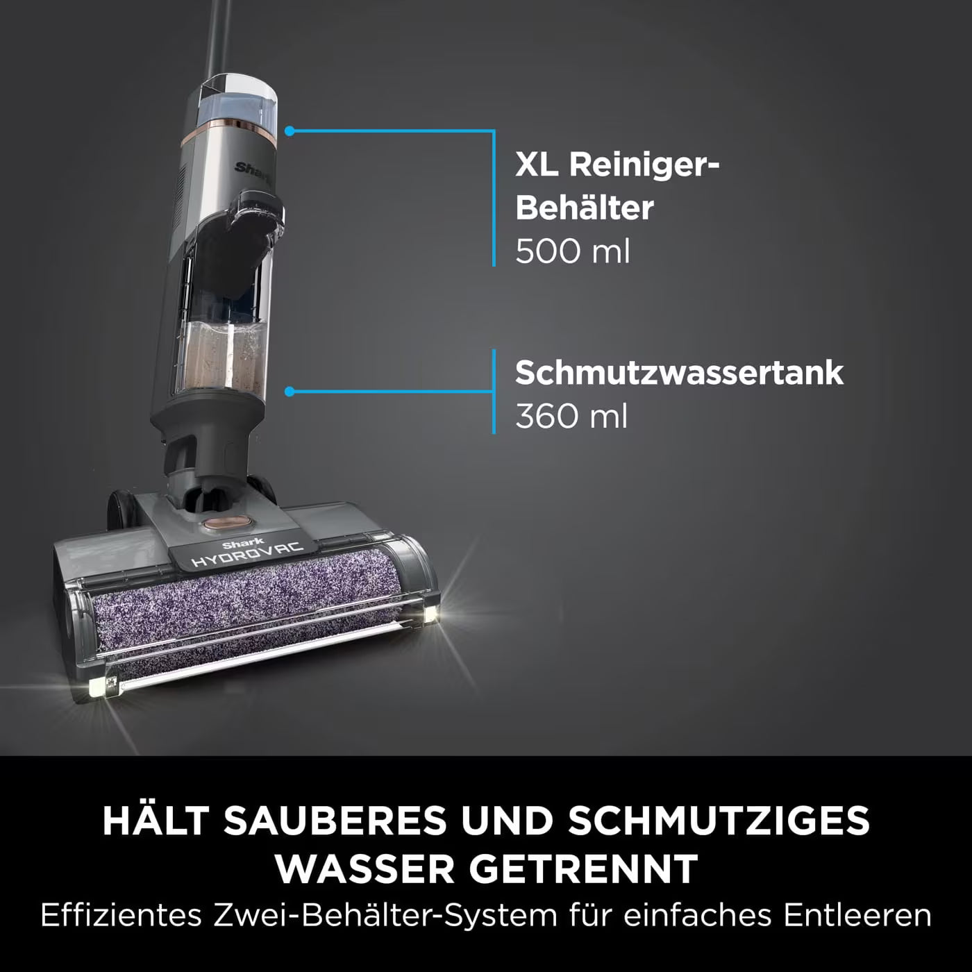 Hydrovac - kabelloser Nass - und Trockensauger