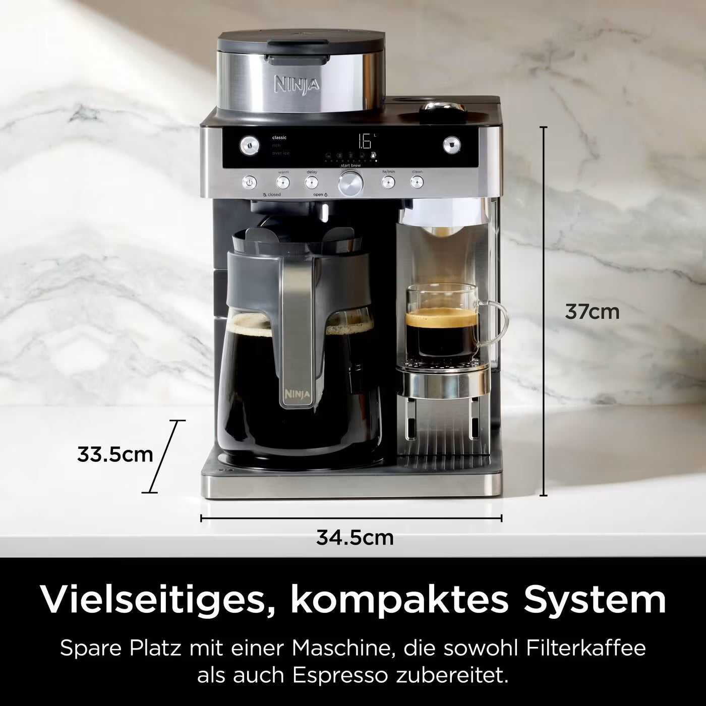 Ninja Prestige DualBrew-System - Filter- & Kapselkaffeemaschine