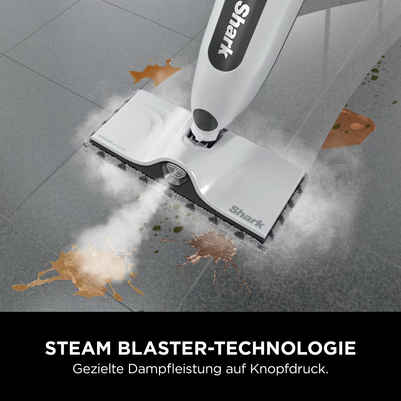 Shark SteamSpot mit Steam Blaster-Technologie