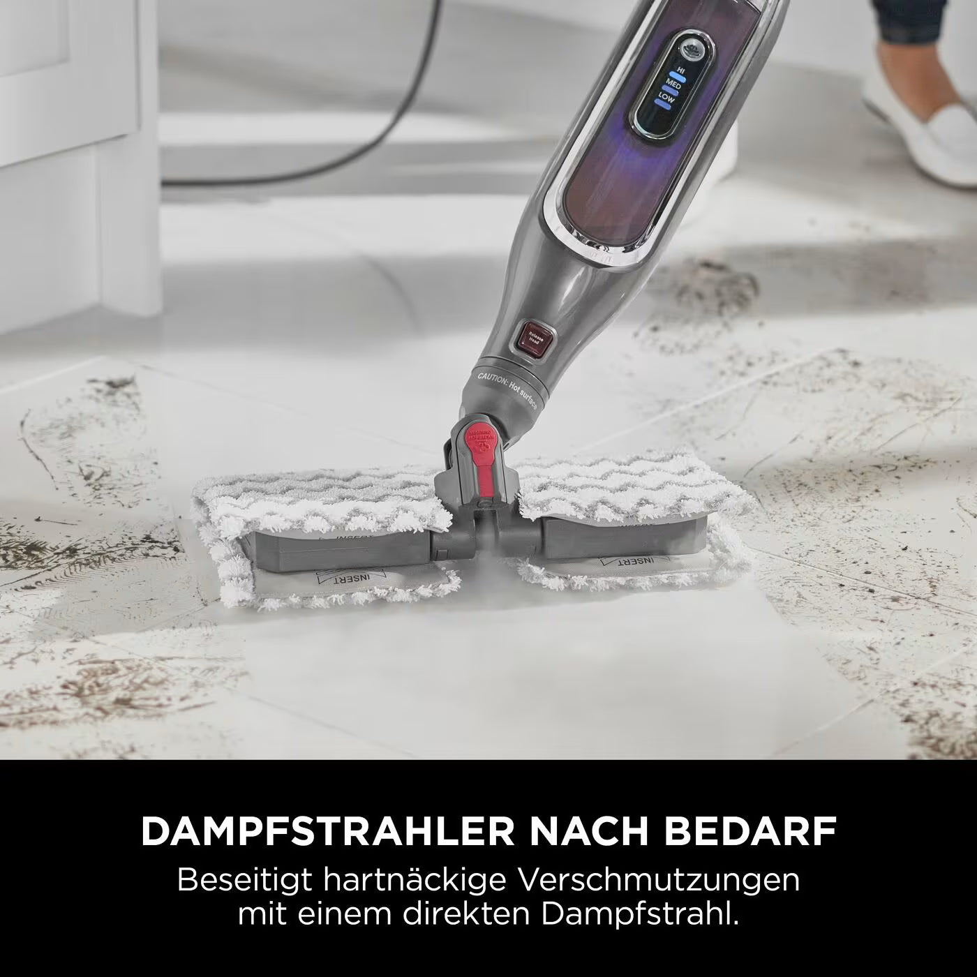 Shark Klik n' Flip automatischer Dampfreiniger